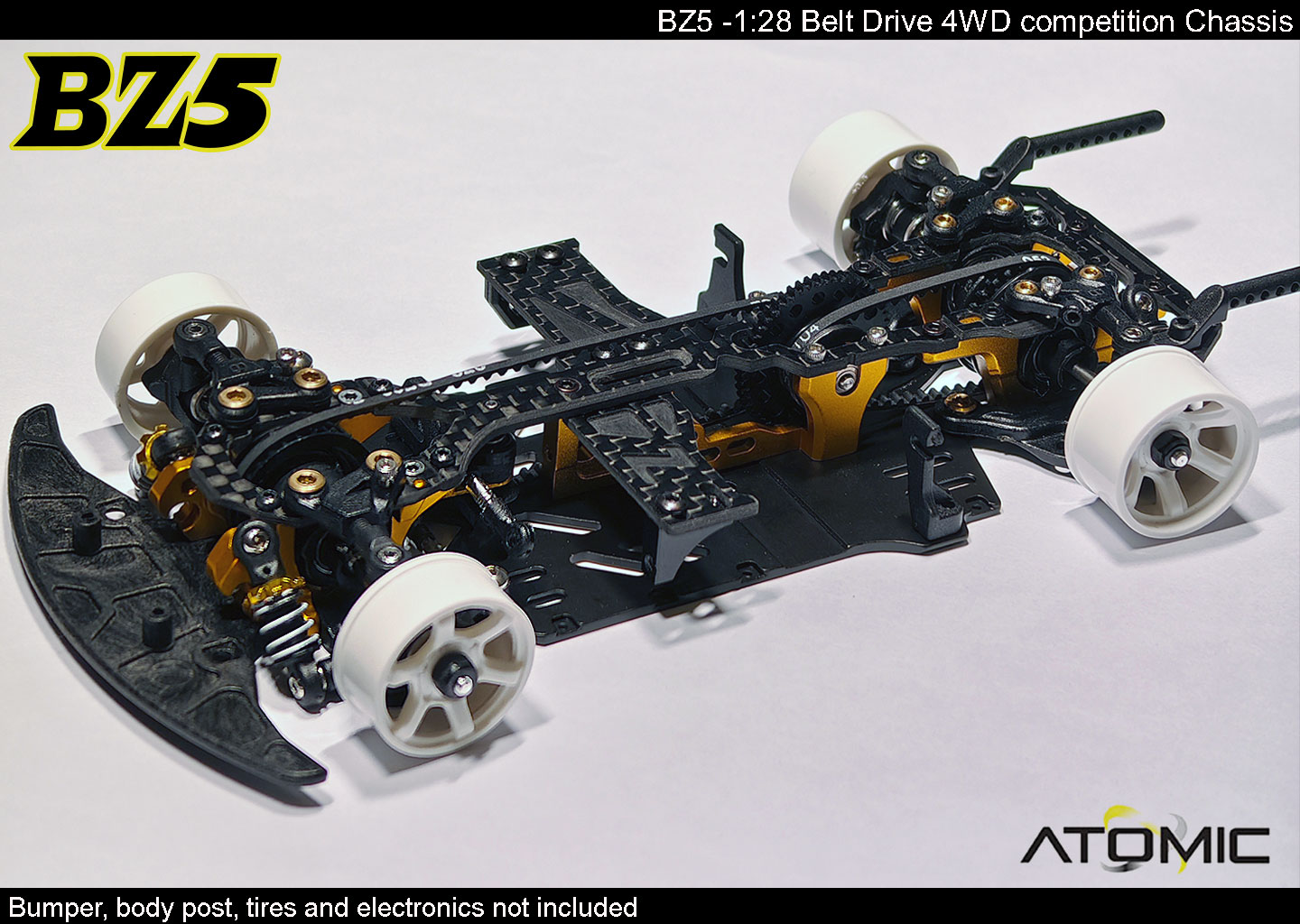 BZ5 Belt Drive 4WD Chassis Kit - instock