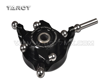 Tarot 450 DFC Metal Swashplate Dual-Digit Black - Click Image to Close